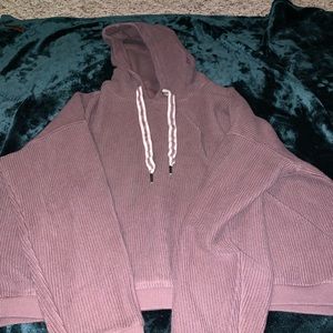 Women cropped hoodie